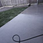 pressure washed patio