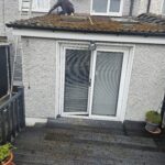roof cleaning old moss and gutters