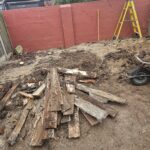garden decking waste